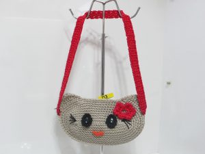 کیف بافتنی بچگانه
