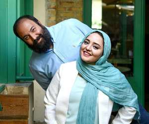 نرگس محمدی همراه همسرش